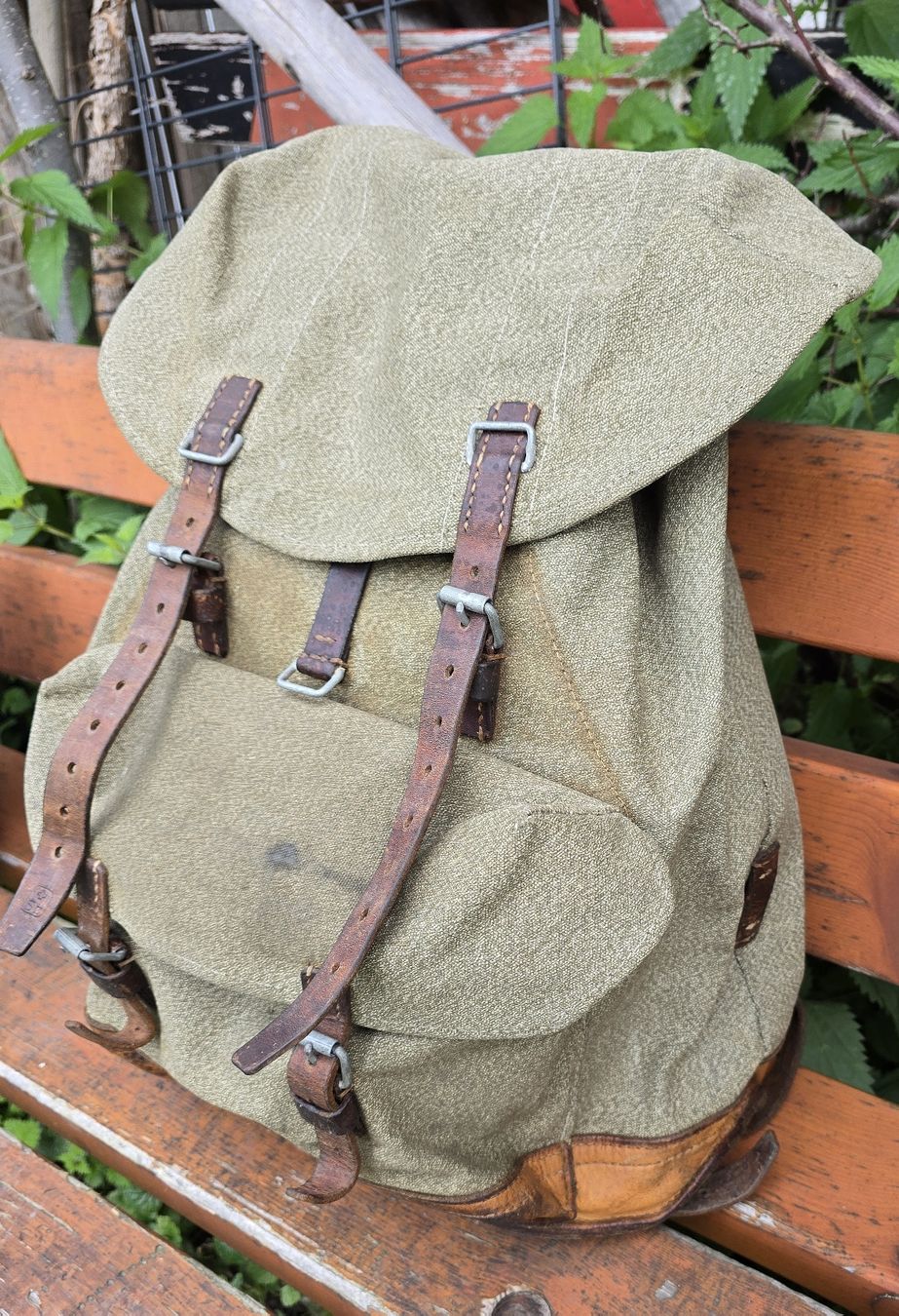 Schweizer Armee Zaini: Militärrucksack 62 – Usato da Burgistein venduto da maia13 2