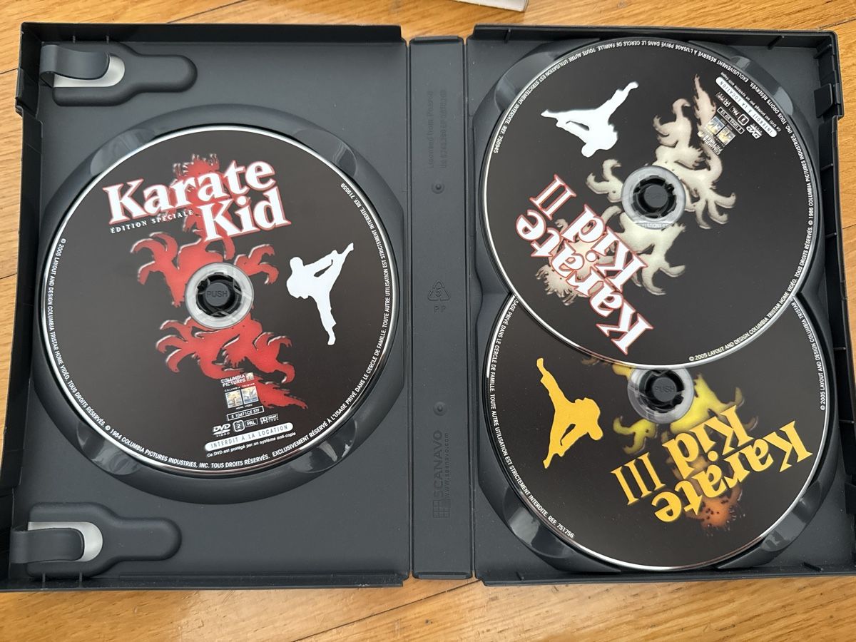 Tutti i DVDs: Karate Kid - Collection 3 DVD - Comme neuf! – Usato da Aigle venduto da pat_z2c2 2