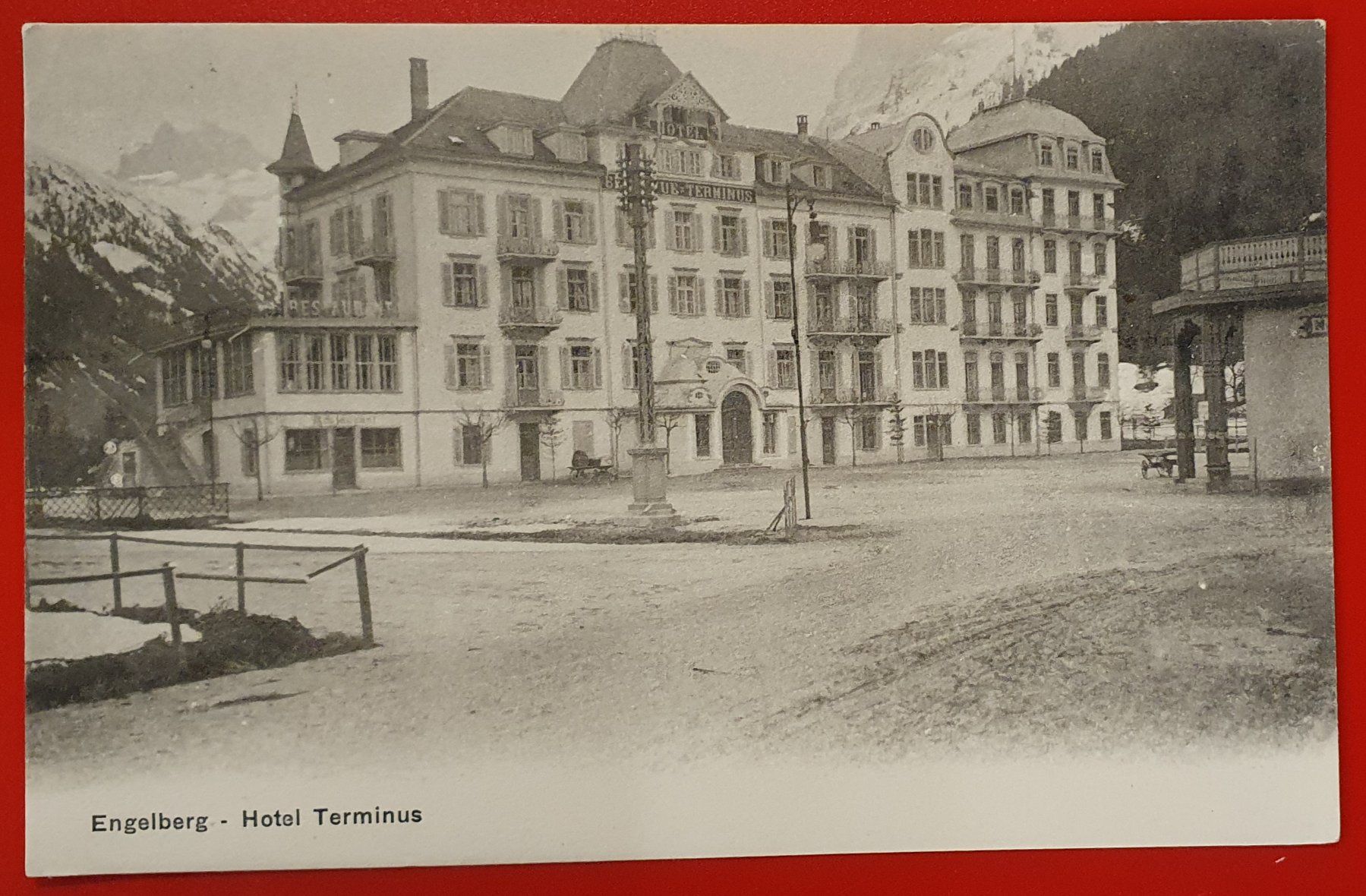 Cartoline postali: Engelberg 1919 - Hotel Terminus – Usato da Kreuzlingen venduto da Rschweiz1