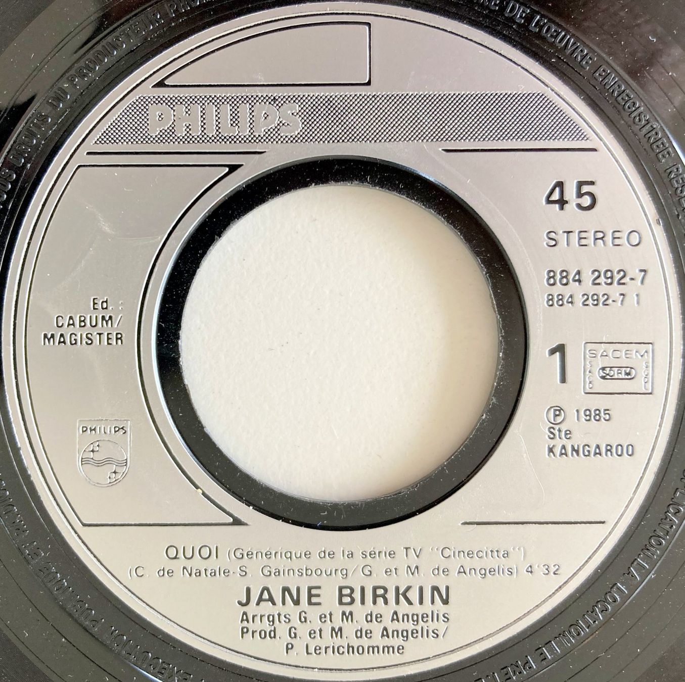 Dischi in vinile: JANE BIRKIN - QUOI – Usato da Bottens venduto da hotter-than-hell 2