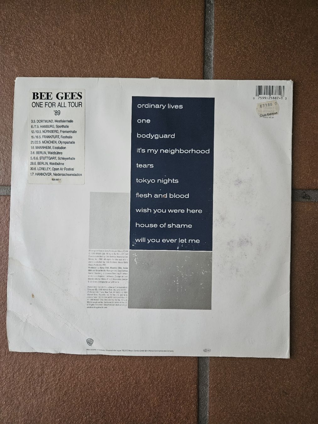 Dischi in vinile: Bee Gees - One, Vinyl LP – Usato da Eschenbach SG venduto da MarThu 1