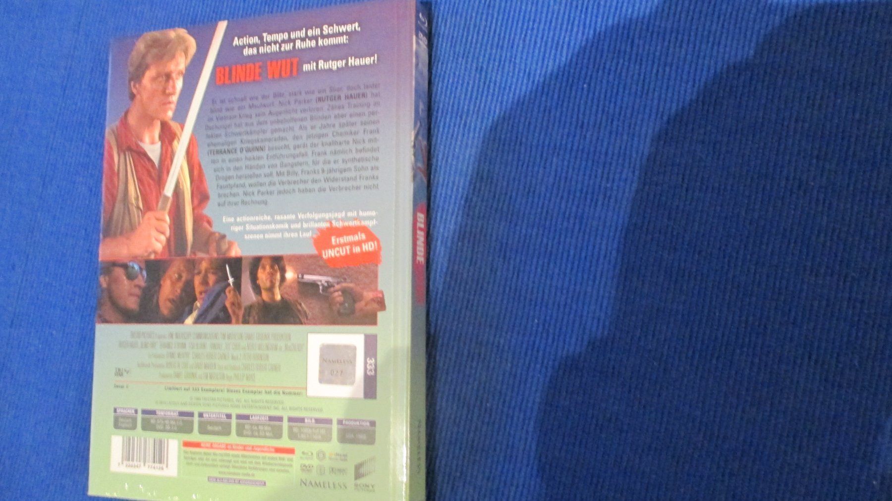 Tutti i DVDs: Mediabook  BLINDE WUT / Rutger Hauer – Nuovo (secondo la descrizione) da Wattenwil venduto da Firebird1 2