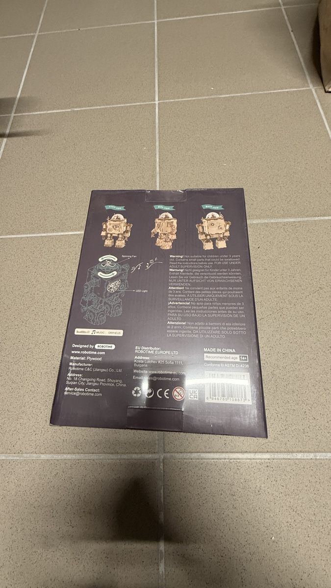 Puzzle: 3D Puzzle Rokr Roboter Musikbox – Nuovo (secondo la descrizione) da Andwil SG venduto da sale1989. 1