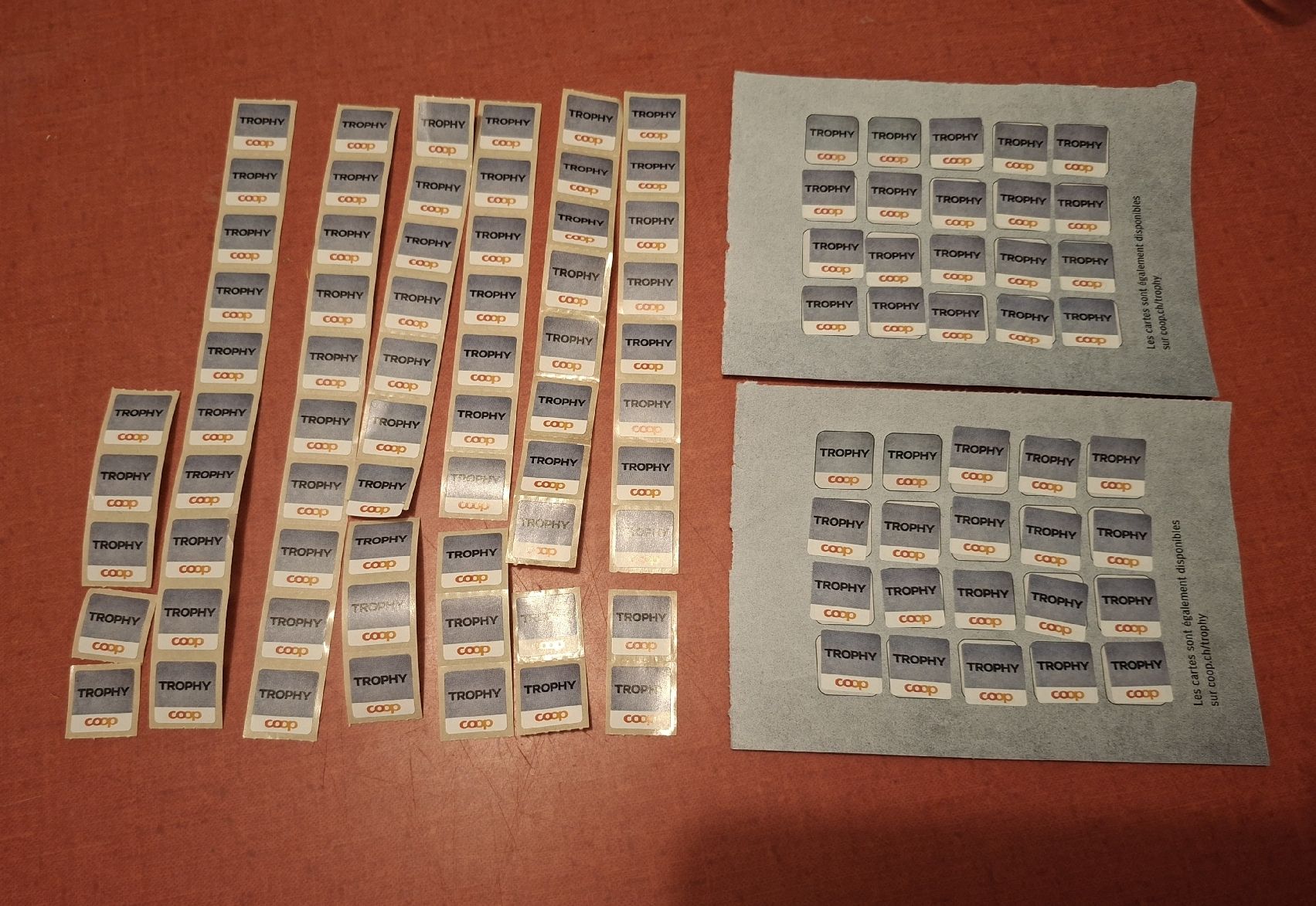 Coop Raccolte di bollini & punti:  Coop Trophy - 2 cartes + 65 points ! – Nuovo (secondo la descrizione) da Lausanne venduto da bagadou