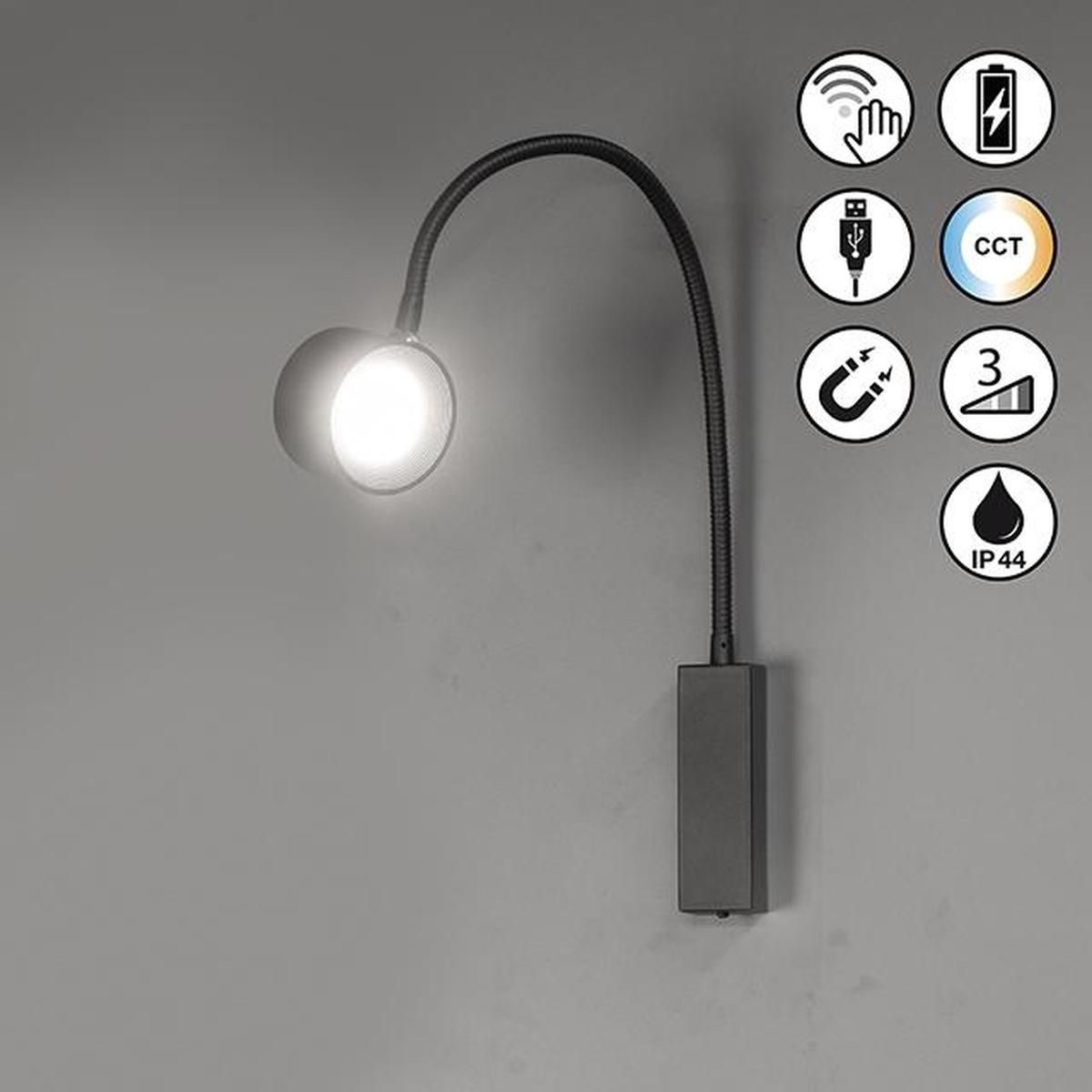 Lampade: LED Aussen Wandleuchte, Akku, 40 cm Höhe – Nuovo (secondo la descrizione) da Kreuzlingen venduto da Smart-Light