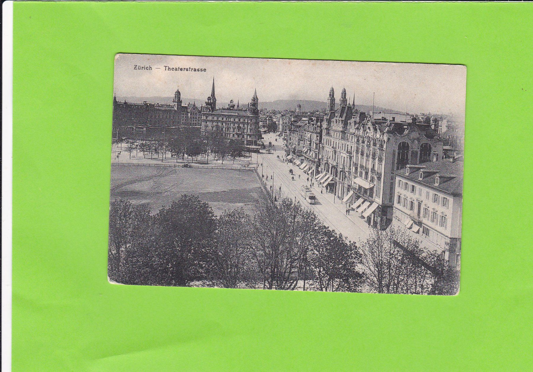 Cartoline postali: Zürich-Theaterstrasse – Usato da St. Peterzell venduto da neckertal