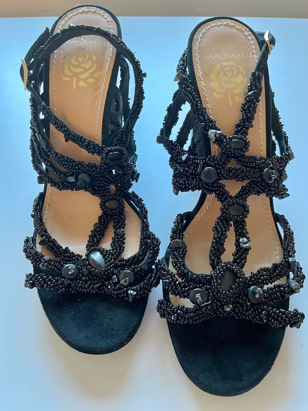 Maliparmi Scarpe da donna: Maliparmi Sandalen mit Perlen Gr. 39 – Usato da Gockhausen venduto da AnneT07 1