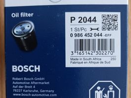 Ölfilter Bosch P2044 Toyota Lexus und andere Marken