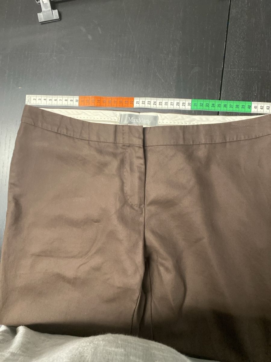 Max Mara Pantaloni: Hose braun Max Mara Gr.42 7/8 – Usato da Biel-Benken BL venduto da PANORMUS