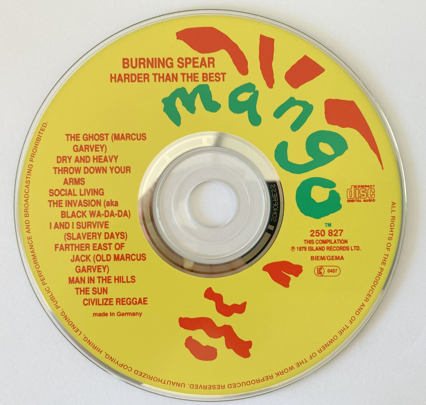 CDs: BURNING SPEAR - HARDER THAN THE BEST – Gebraucht aus Bottens von hotter-than-hell 2