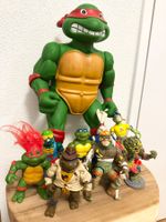 Vintage Teenage Mutant Ninja Turtles Figuren Sammlung TMNT