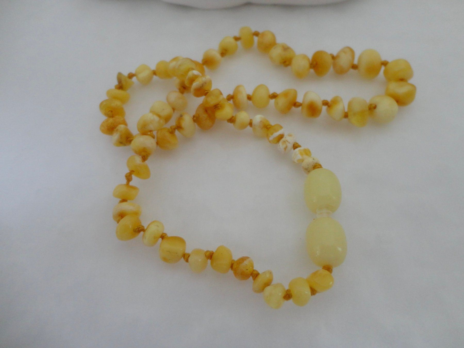 Catenine: Kinderkette/ Bernstein/Amber/Ambre echt – Nuovo (secondo la descrizione) da Biberist venduto da tl-schmuck 1