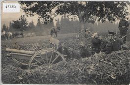Armee Suisse - Geschütz schussbereit - Le canon pret au feu