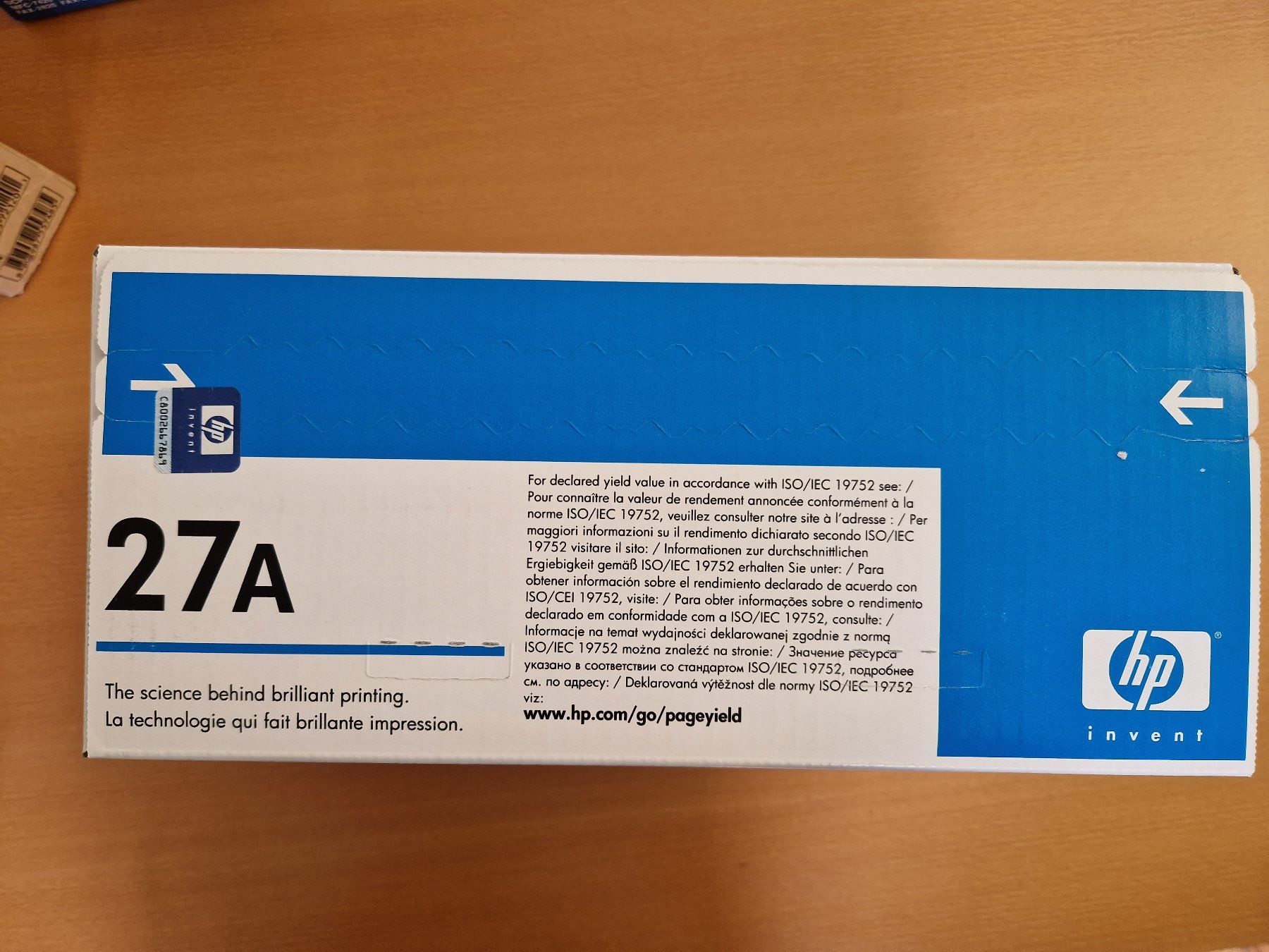 Hewlett Packard Cartucce per stampanti & toner: Toner HP 27A – Nuovo e nell'imballaggio originale da Châtelaine venduto da kbabs
