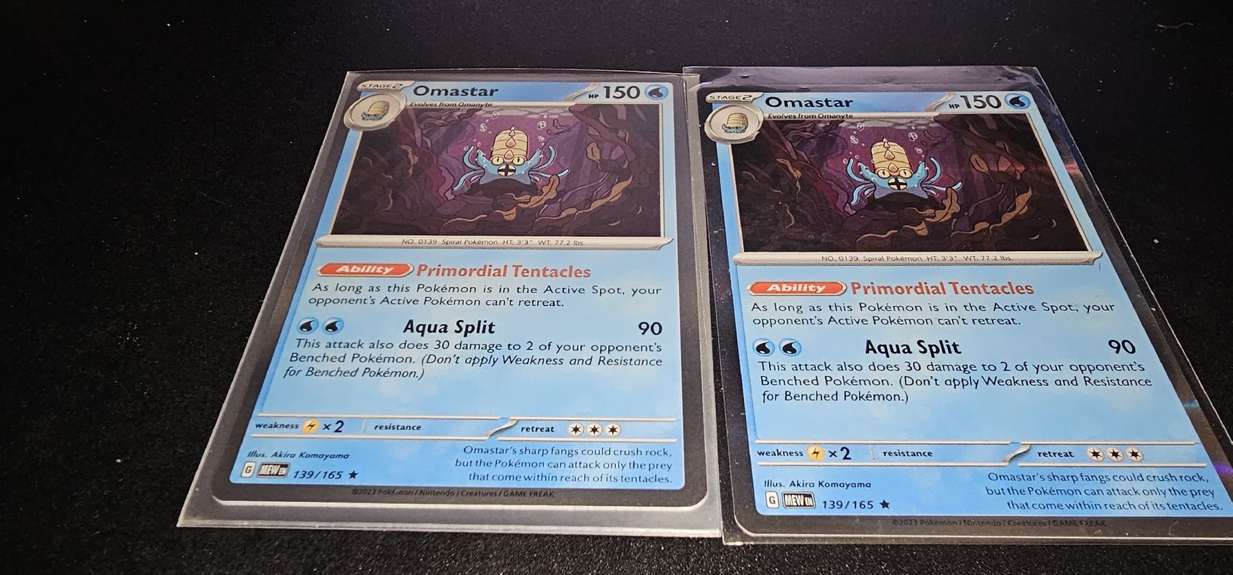 Pokémon Sammelbilder & Trading cards: Omastar 2x 151 Mew Holo – Neu (gemäss Beschreibung) aus Zollikofen von TonisRetroResale