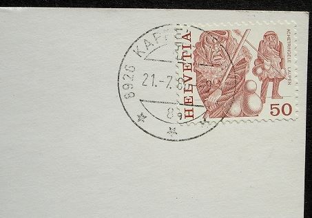 Cartoline postali: KAPPEL am Albis Flugaufnahme – Usato da Jona venduto da philajona 1