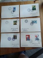Soldaten Briefmarken gestempelt auf Karte 2. WK