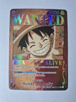 Seltene One Piece Karte Monkey D. Luffy Wanted 6000 LP
