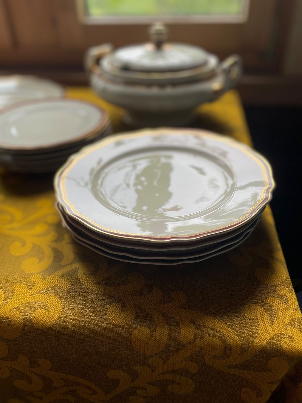 Set di piatti: Vintage Geschirr-Set, Winter-Design, – Usato da Bremgarten AG venduto da Schussi 9