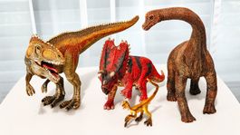 Schleich Dinosaurier Set gemischt – T. Rex, Triceratops, etc