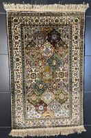 Seidenteppich, ev. Wolle / Wandteppich