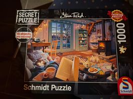 Schmidt Puzzle 1000 Teile - Secret Puzzle Winterabend