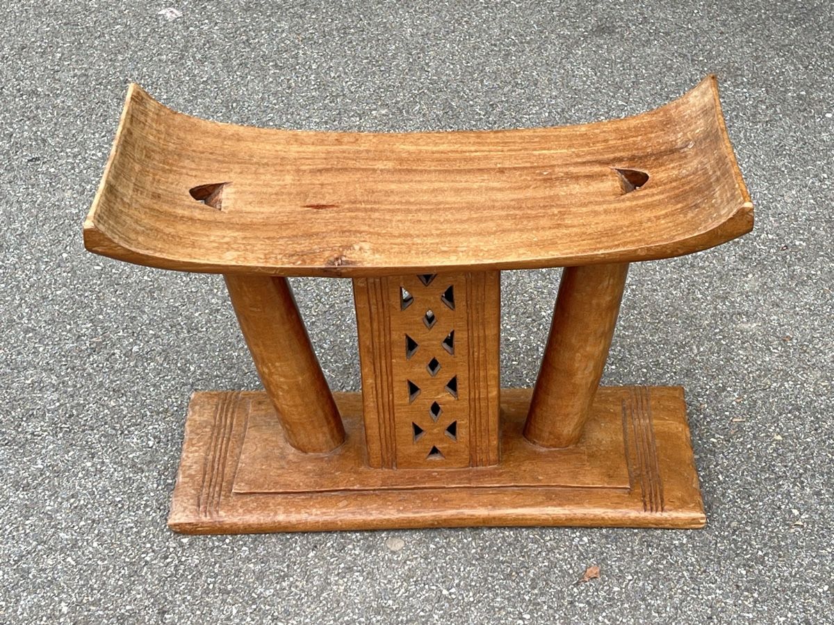 Tabourets: Vintage Ashanti-Hocker aus Ghana – D'occasion à Horgen par Grizzly83