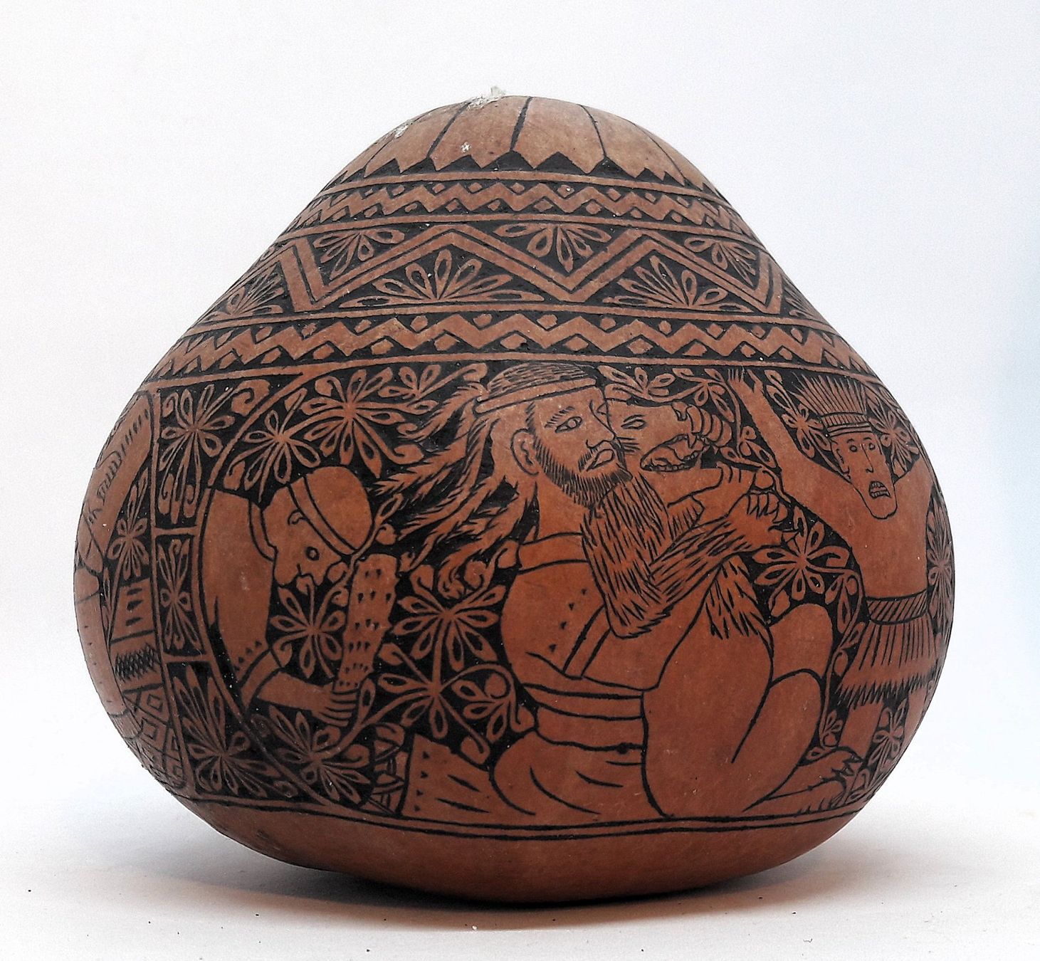Alle Dekorationen: calebasse gravée Pérou Andes Inca + poupée folklo Peru – Gebraucht aus Tavannes von Brocashop 5