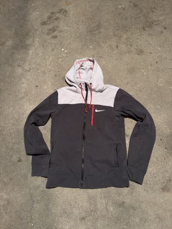 Nike Zip Hoodie Grau/Schwarz Grösse S - Top Zustand!