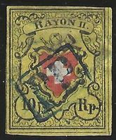 Rayon 16 II,f.1.10 Typ 32, Stein A3-LO, Attest Hermann