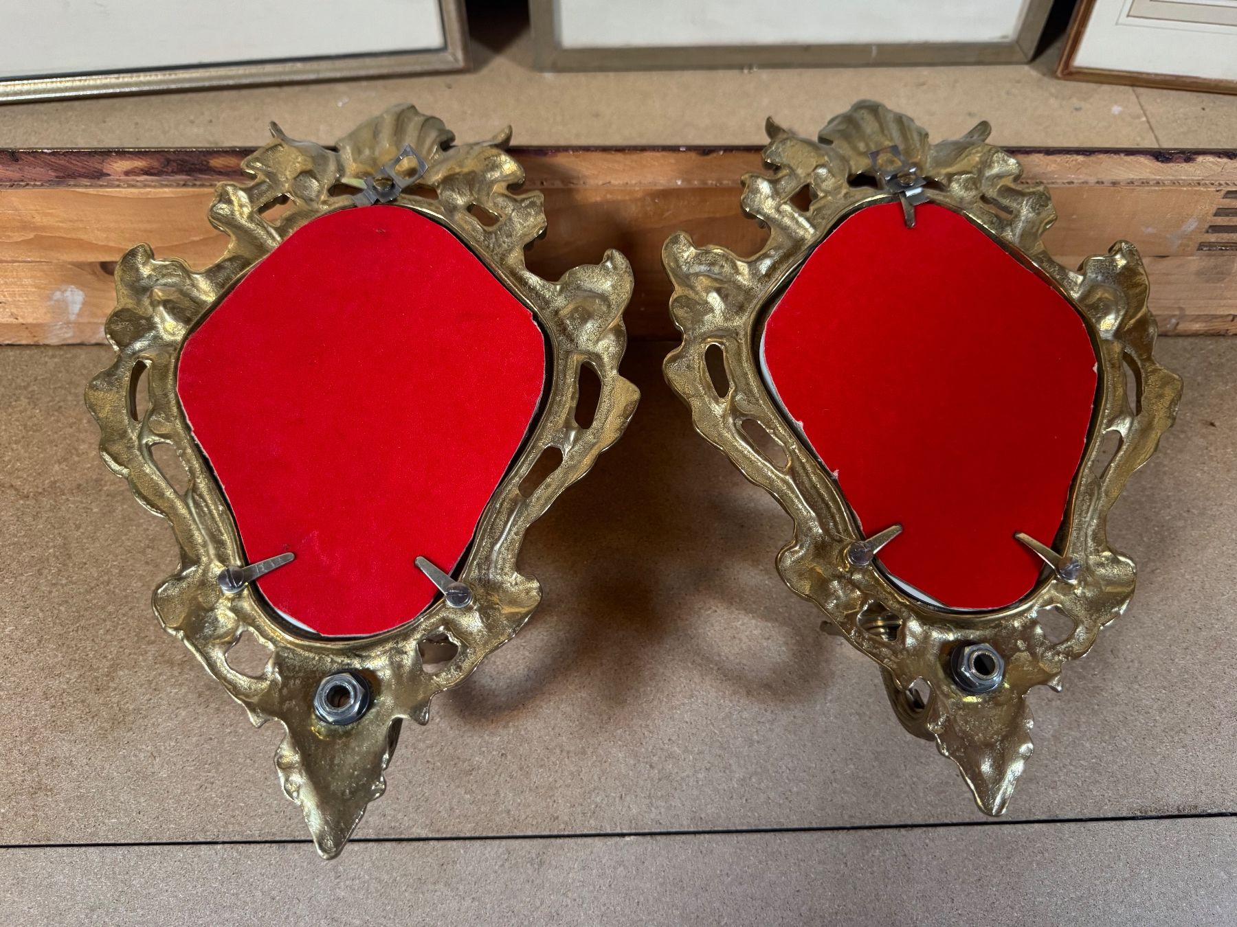 Portacandele: Wandkerzenhalter mit Spiegel Messing 2er Set Antik – Usato da Zürich venduto da emm_j2mc 1