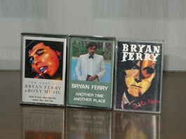 3 x Bryan Ferry Kassetten / Roxy Music / Cassette Magazine