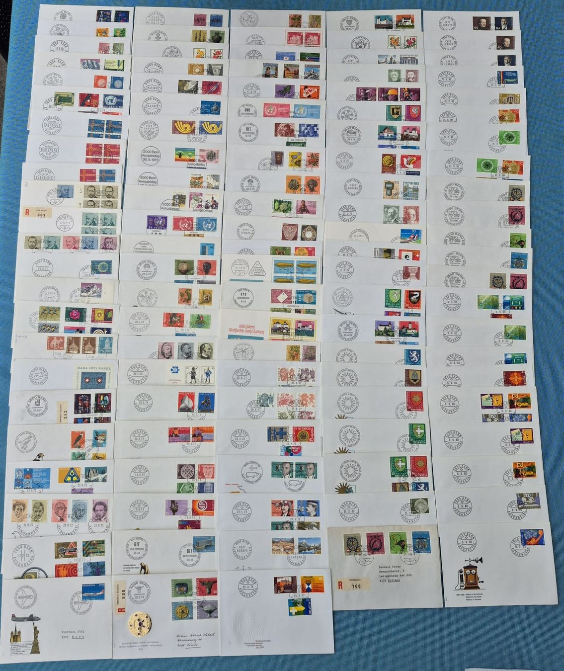 Tutti i francobolli: Briefmarken-Sammlung: FTC Ersttagsbriefe, über 110Stk – Usato da Hünibach venduto da rut_l6ht