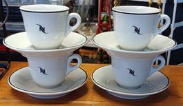 4 Nespresso Espressotassen