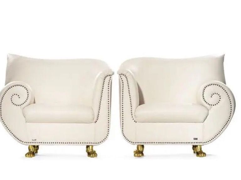 Bretz Divani: BRETZ SOFA, SESSEL, GLASTİSCH WEİSS im Set oder Einzel – Usato da Zürich venduto da Yuece 1