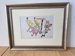 Fred Stauffer Zibelemärit Jubiläumsstrasse wohl Litho