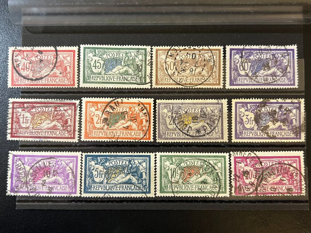 Timbres France - Série Complète Merson Oblitérés (cote 160) - Émission Avant 1900