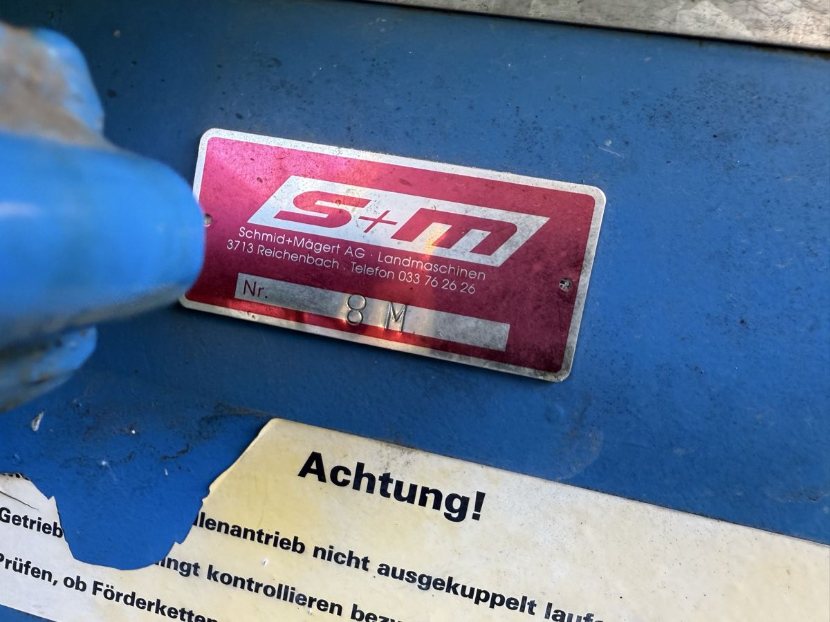 Macchine per carico, silaggio e trasporto: Förderband Schmid und Mägert 8 meter – Usato da Münster venduto da werage 3