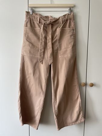 MARC CAIN Wide-Leg Hose – Culotte-Style – Nude – ca. Gr. 40