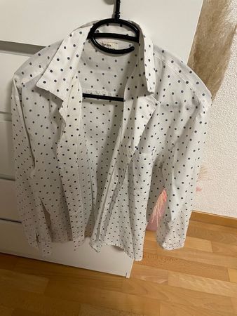 Weisse Bluse Damen M/L