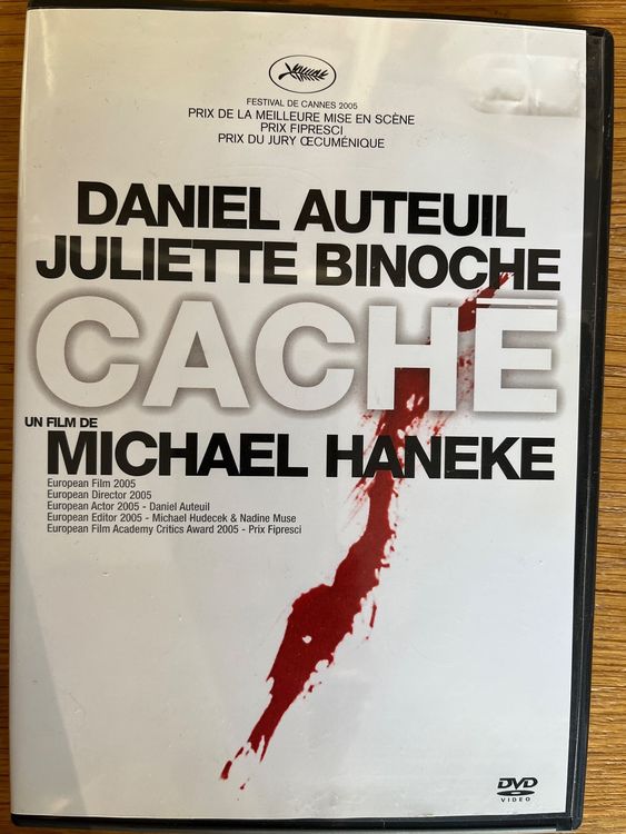 Caché (2005, DVD, Daniel Auteuil, Juliette Binoche, Thriller (Gebraucht ...
