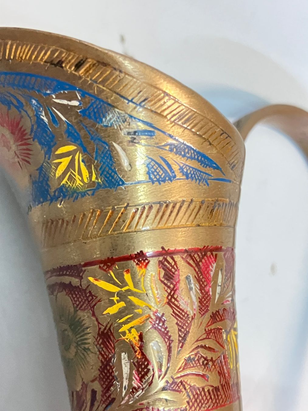 Vasi & Recipienti: Vase aus Marokko ziseliert und bemalt – Usato da Horw venduto da luzernicus 5