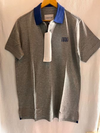 Poloshirt, CERRUTI 1881, Grösse L, Farbe Grau