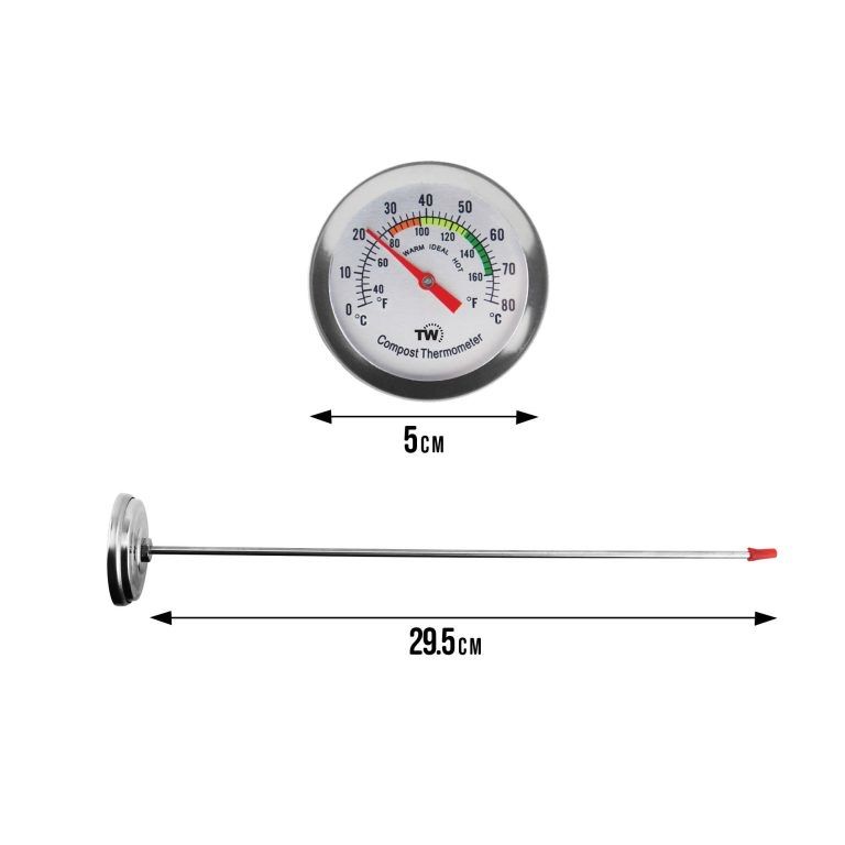 Sonstiges für Haushalt & Wohnen: Kompost Thermometer Edelstahl 0-80 C Neu – Neu und originalverpackt aus Bern von mar_dlm7 5