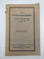 SIEDLUNGSGESCHICHTE WÜRTTEMBERG 1929