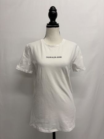 Calvin Klein T-Shirt weiss Gr. M Baumwolle