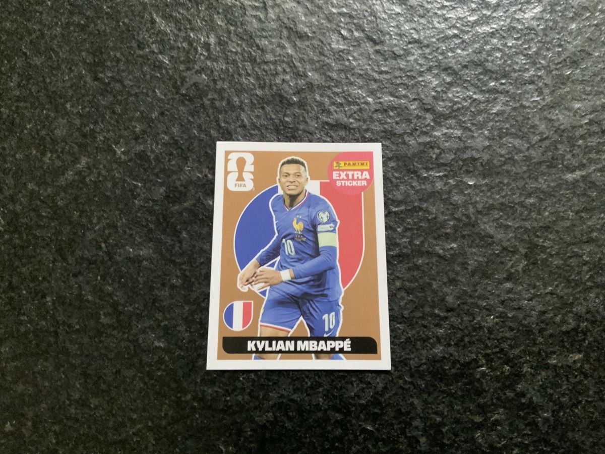 Panini Carte collezionabili: Panini Extra Sticker Kylian Mbappé – Usato da Widnau venduto da Como2006
