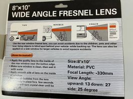 Fresnel Linse Fenster Lupe Auto Fenster Türe