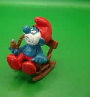 PAPA IM SCHAUKELSTUHL schleich peyo w.Germany Figur Schlumpf