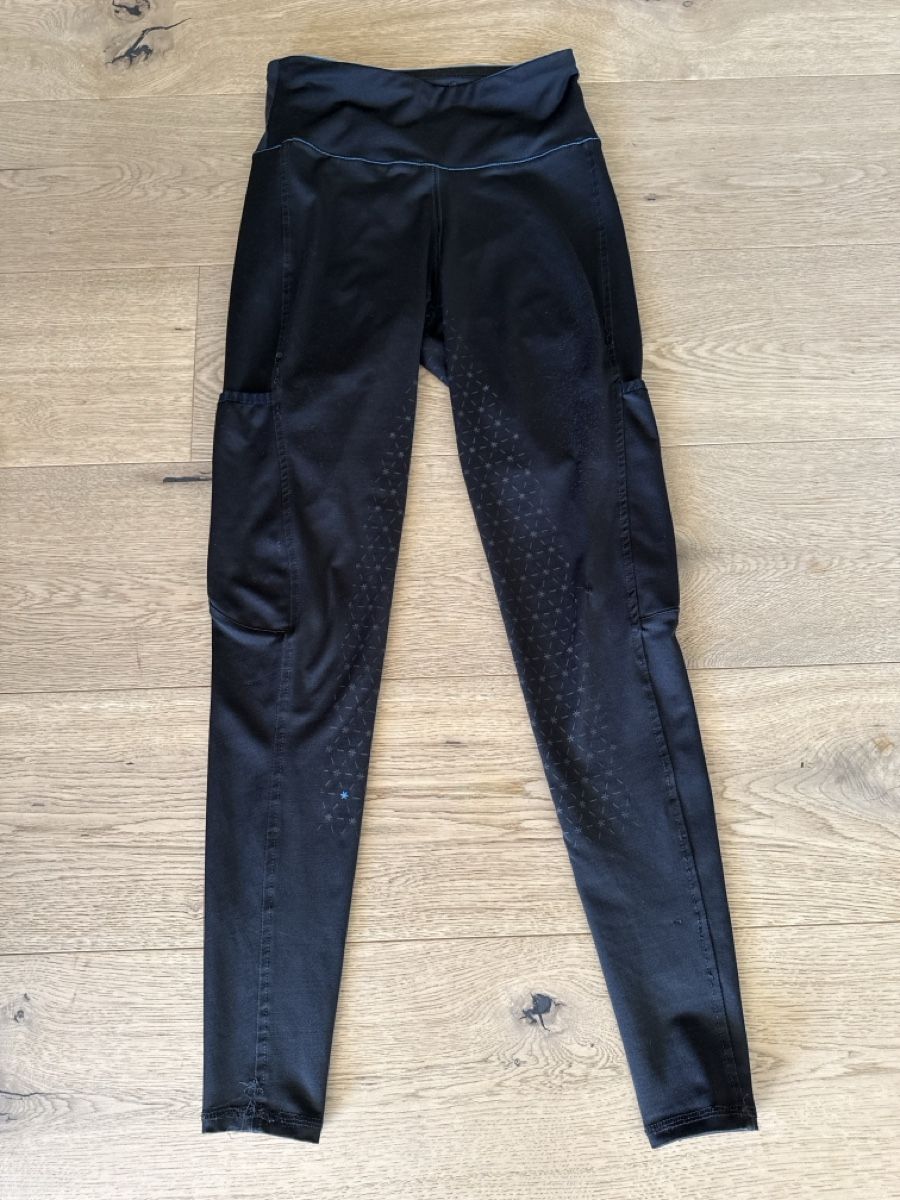 Collant & Leggings: Legging équitation Equithème noir avec grip taille M – Usato da Zürich venduto da Irassa